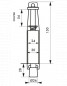 Door wedge stop length 150mm