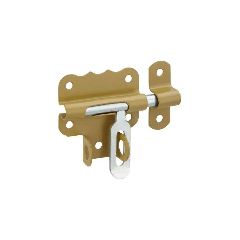 Door Lock, Padlock Bolt 50mm, Bronze