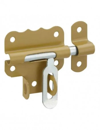 Targette porte cadenas 50mm, bronze