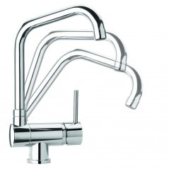 Cox single lever sink mixer with tilting spout