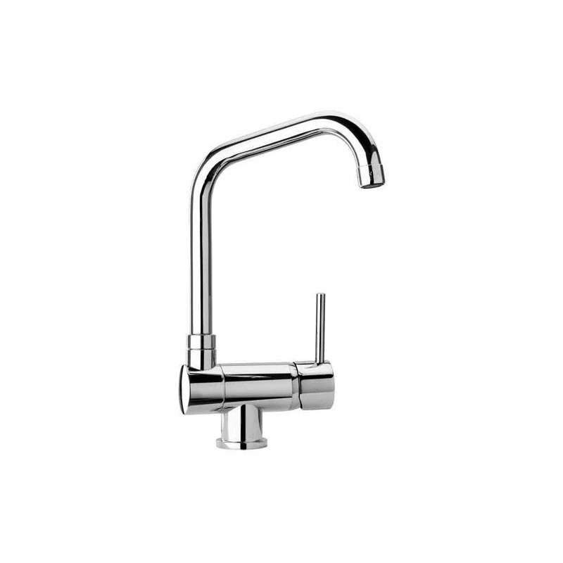 Cox single lever sink mixer with tilting spout