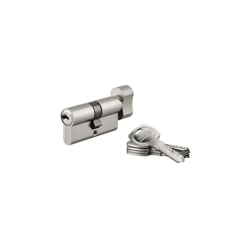 Cylinder PROFILE TRAFIC 6, nickel plated V, 30x30, button, 5 keys