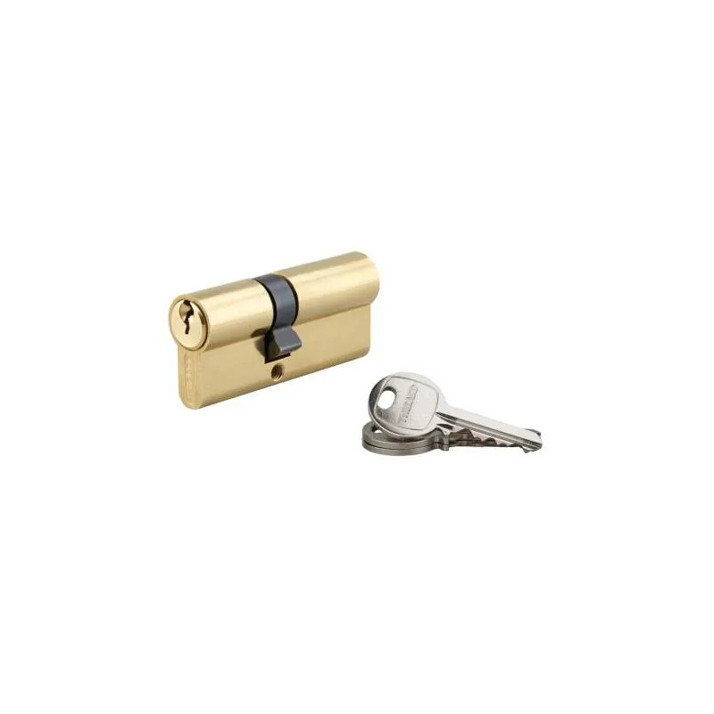 Cylinder PROFILE EUROPEEN, brass, 30x40 mm, 3 keys BB1