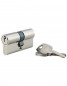 Cylinder PROFILE STD, nickel-plated brass, 30x30 mm, 3 keys