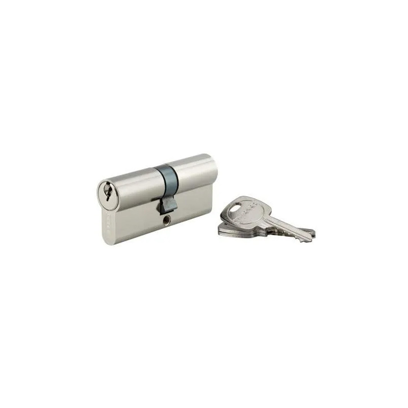 Cylinder PROFILE STD, nickel-plated brass, 35x35 mm, 3 keys