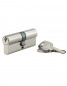 Cylinder PROFILE STD, nickel-plated brass, 35x35 mm, 3 keys