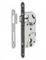 Mortice lock case, 40mm axis, for black cylinder