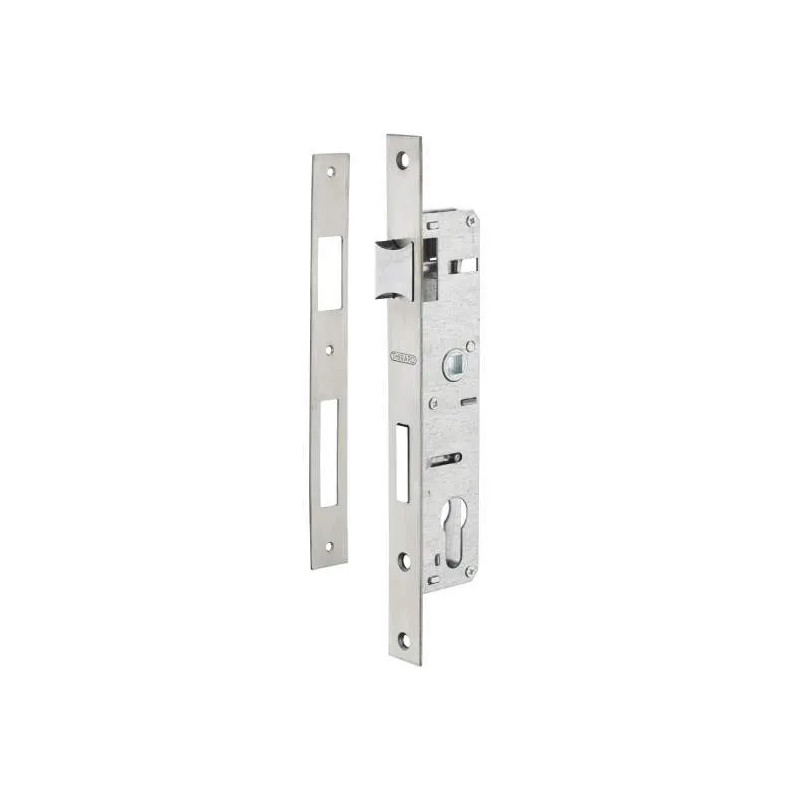 Recessed lock box for metal door, 22mm axis L.40 E.70, reversible