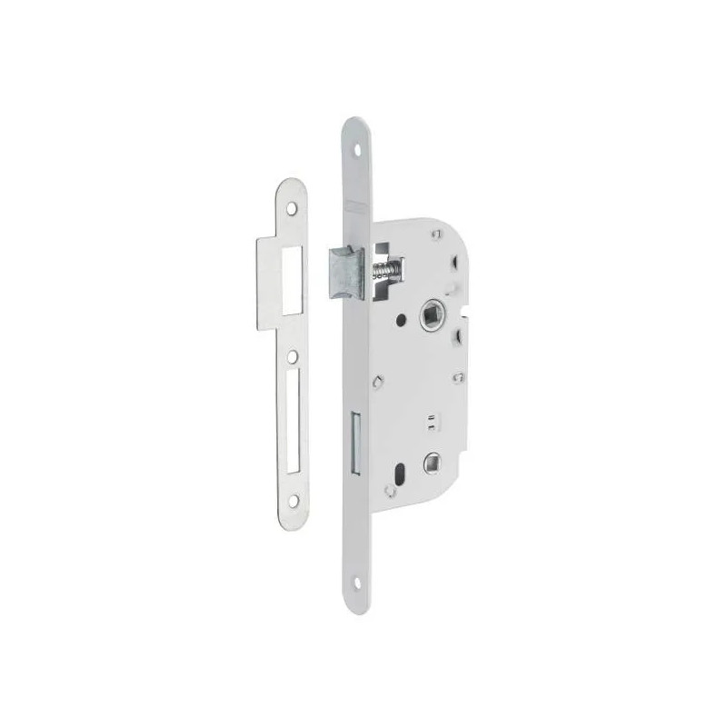 Mortice lock, 40mm bolt, V/BR, white epoxy