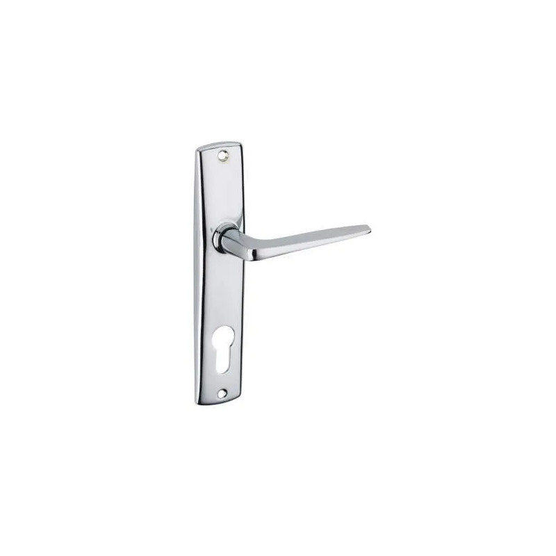 Door handle Ares chrome, E165, with cylindrical hole BB2