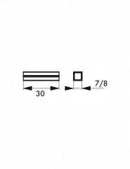 Maniche quadrate, da C6 a 7