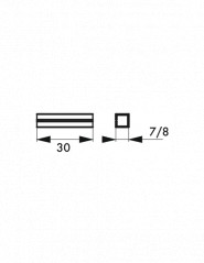 Maniche quadrate, C7 a 8