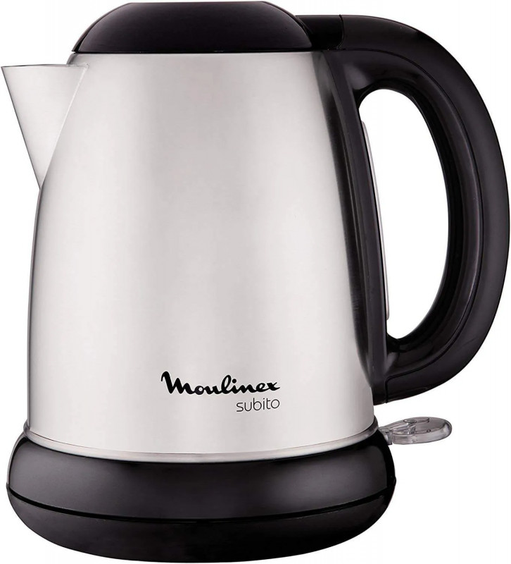  Moulinex elektrischer Wasserkocher Subito, 1.7l, schwarz und Edelstahl