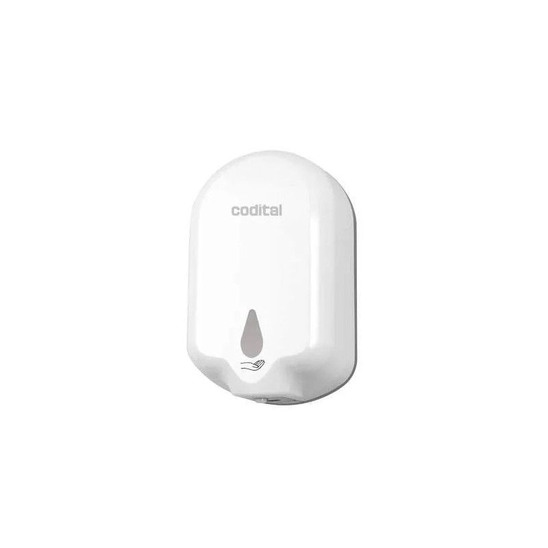 Dispenser automatico a parete per sapone liquido e gel disinfettante per le mani, a batteria