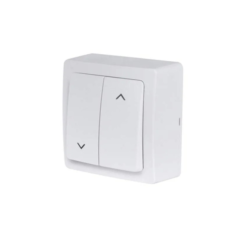 Surface-mounted roller shutter switch 10A 250V, BLOK series