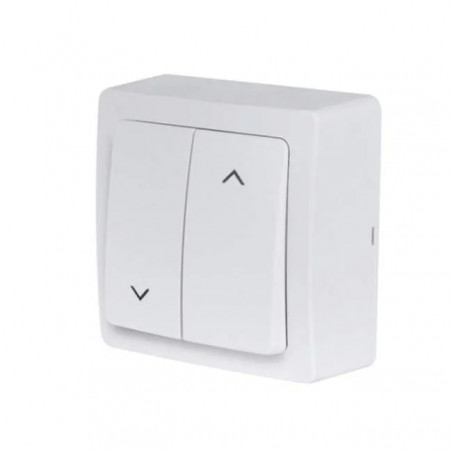 Surface-mounted roller shutter switch 10A 250V, BLOK series