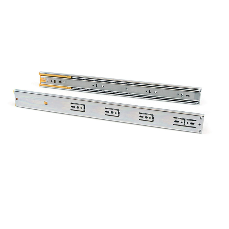 Pairs of ball bearing drawer slides, 45 x 400 mm damped