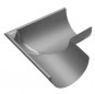 Welded half round external angle, zinc, 33