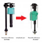  Porcher vertical float valve for Aspirambo