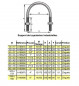 Staffa per tubo d'acciaio 26x34, set di 10