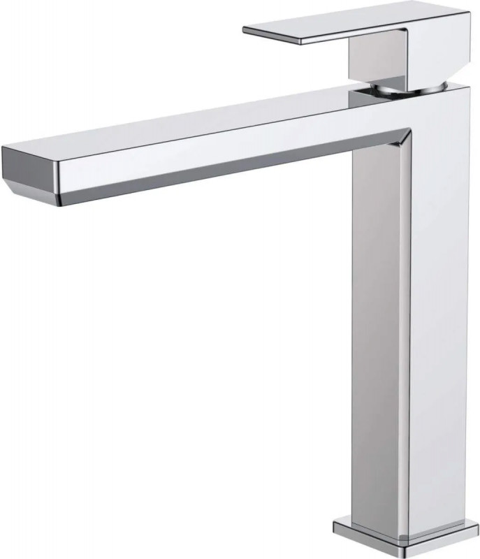 Semi-tall chrome basin mixer PLAZA