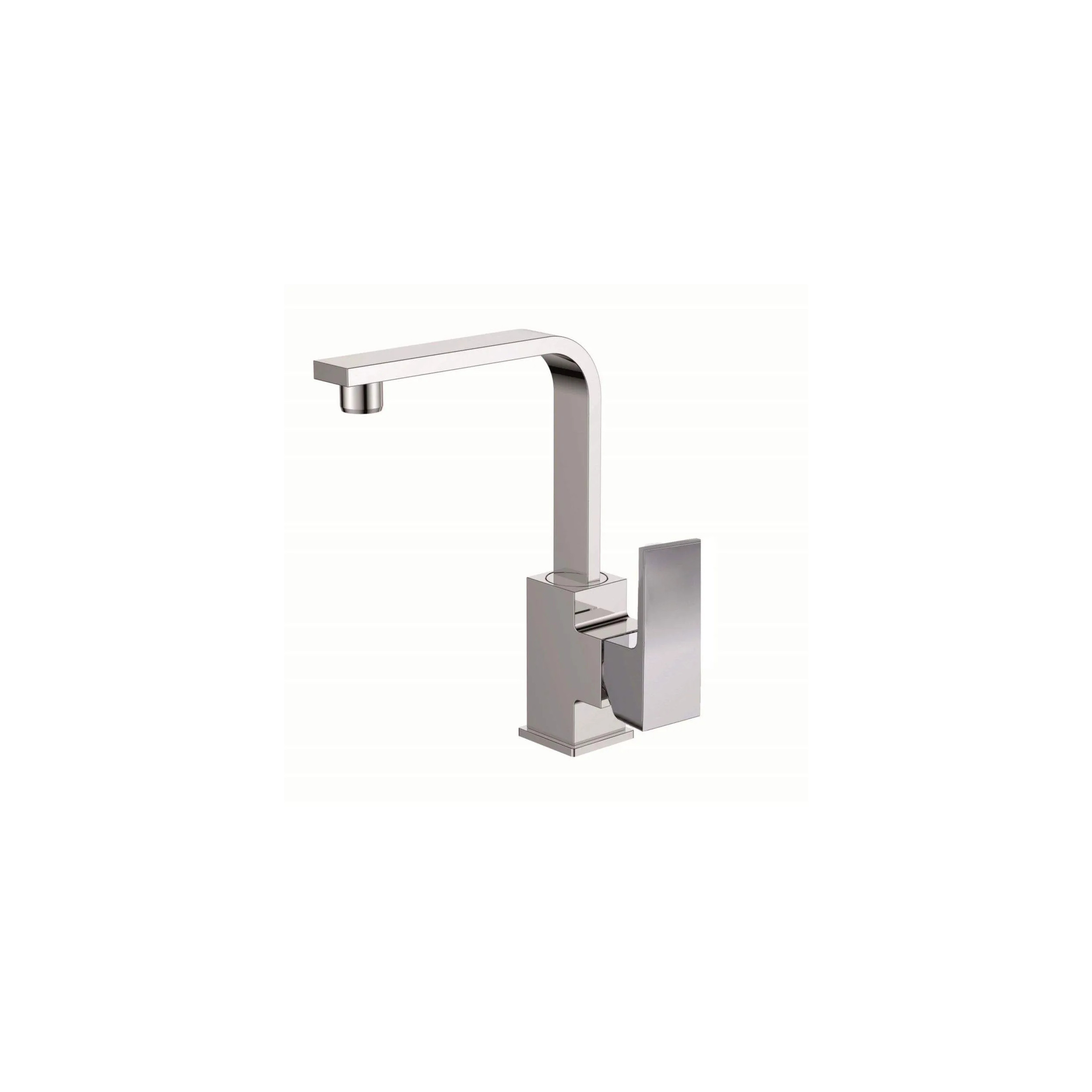 Tiffany Sink Mixer: Swivel spout, satin nickel