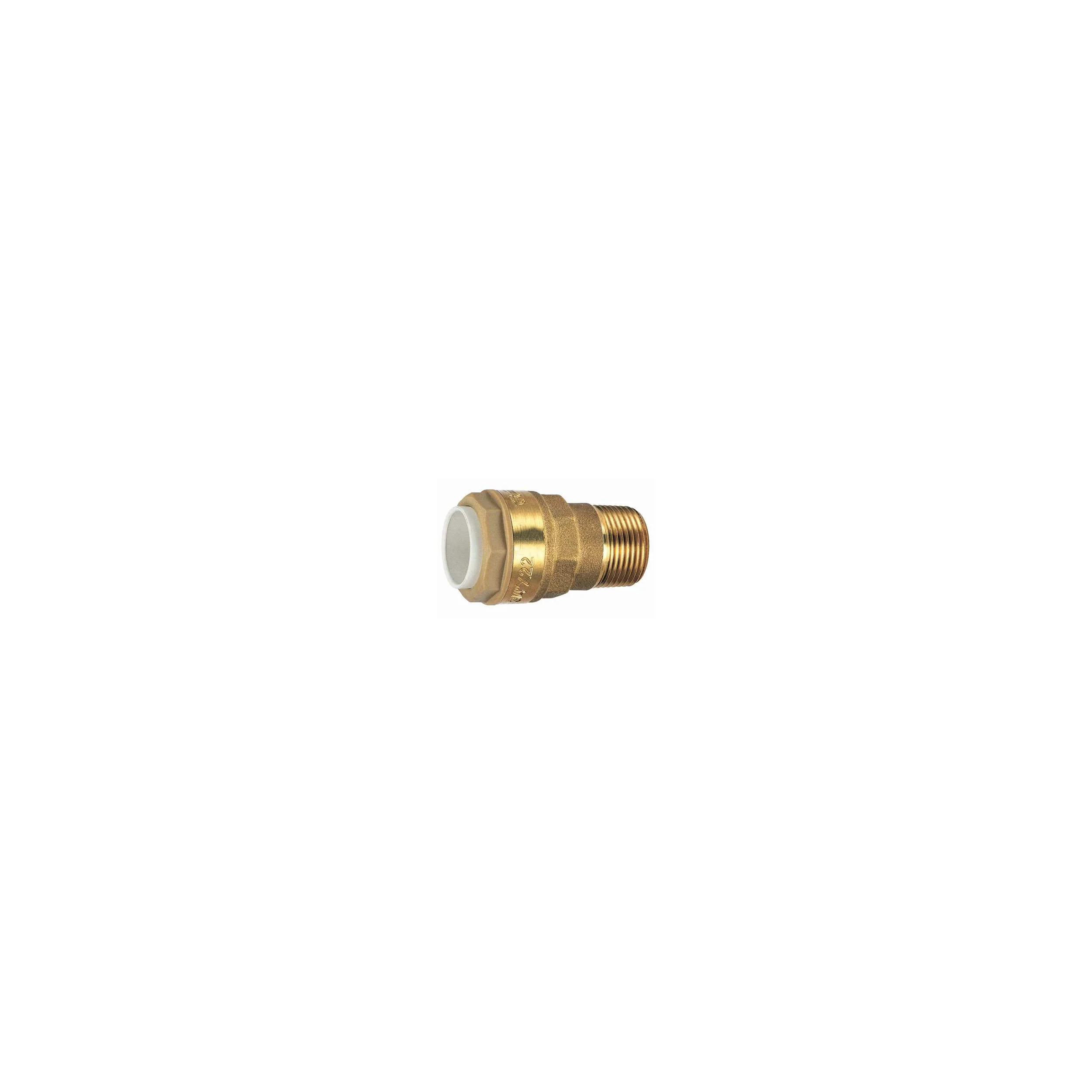 Conector macho recto PUSH-FIT 12x17 para cobre de 12mm