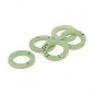 Assorted CNA green gaskets from 3/8" to 1"1/4 - 14 pieces.