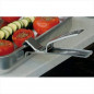 Stainless steel hot plate tongs