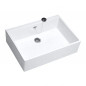 Stamped kitchen sink 70x50cm with 20cm overflow