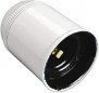 Enchufe E27, liso, blanco, diámetro 10, 150W, 4A, 250V, antigiro