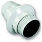 E14 white threaded socket, with ring, diameter 10, 6W, 2A, 250V