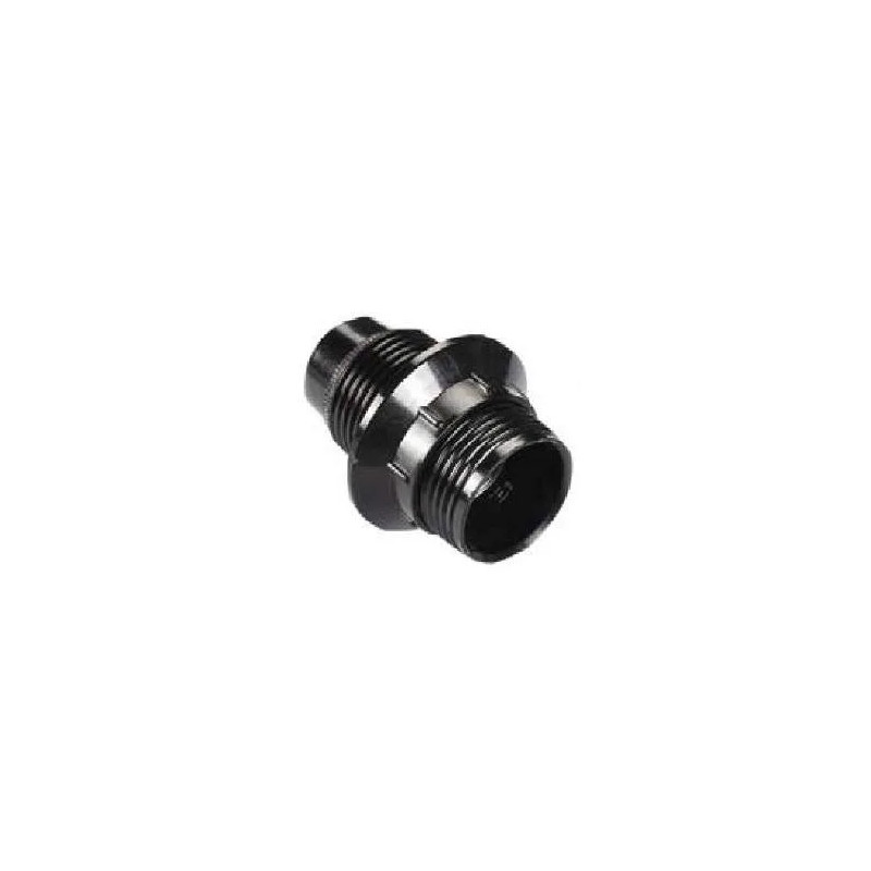 E14 black threaded socket, with ring, diameter 10, 6W, 2A, 250V