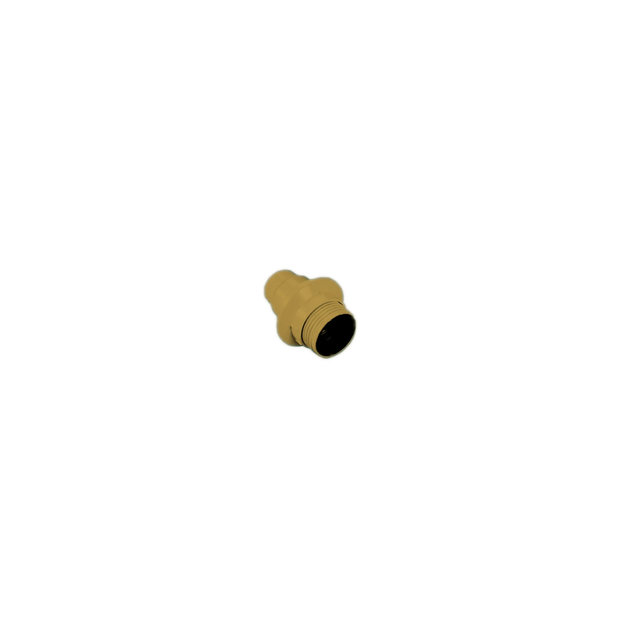 E14 gold threaded socket, with ring, diameter 10, 6W, 2A, 250V