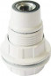 E14 white threaded socket with 2 rings, diameter 10, 60W, 2A, 250V