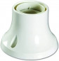 Lampholder for E27 bulb, straight white