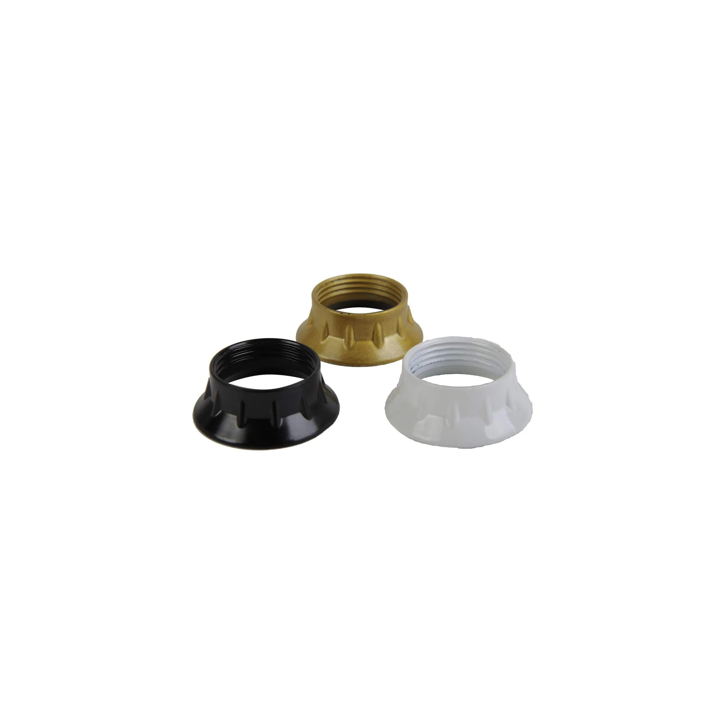 Fixing ring E14, from 40.6 to 42mm, white black and gold