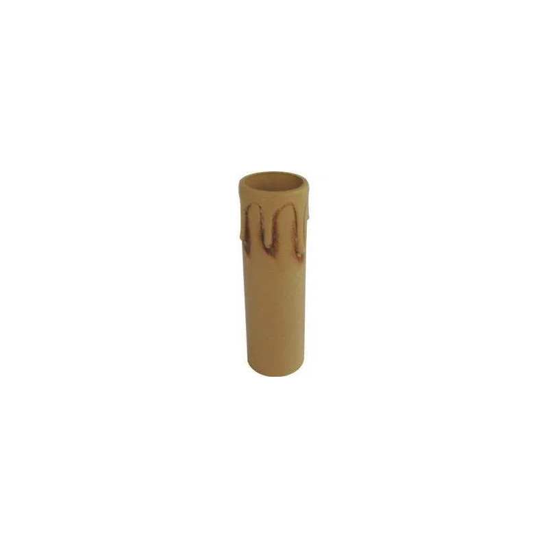 Bougie rustique E14, hauteur 6.5cm