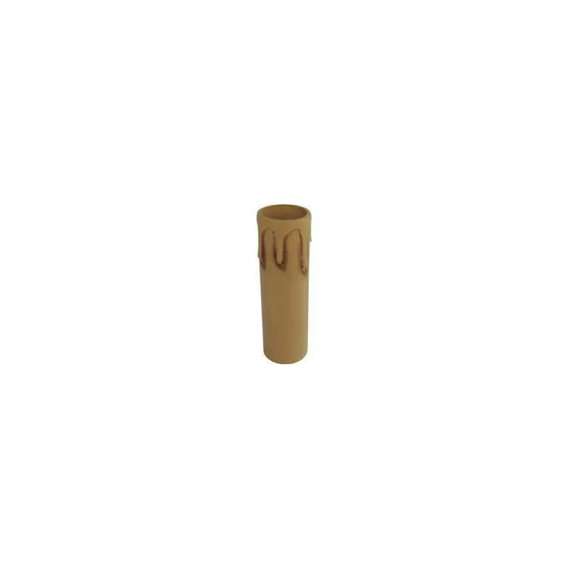 Bougie rustique E14, hauteur 8.5cm