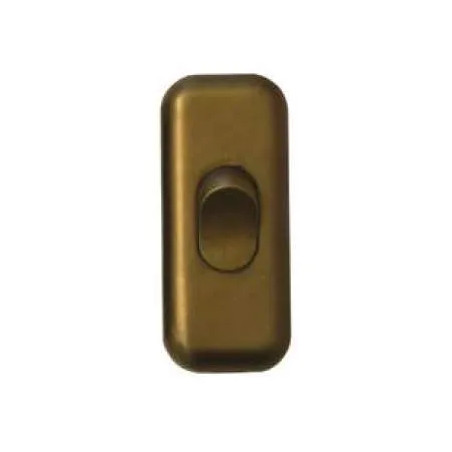 Single pole butt switch, 2A, 250V, gold