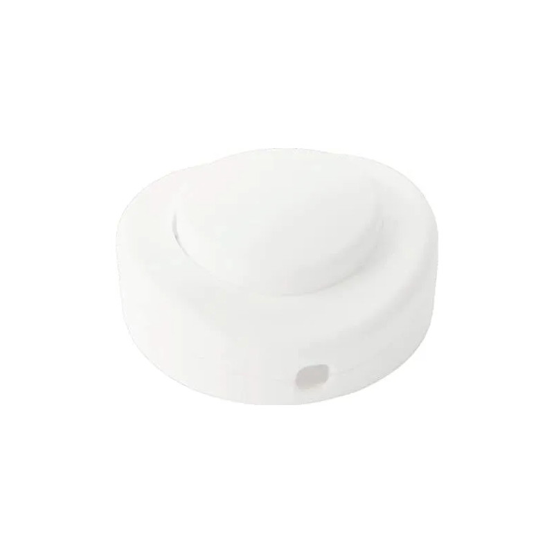 Foot switch, 2A, 250V, white