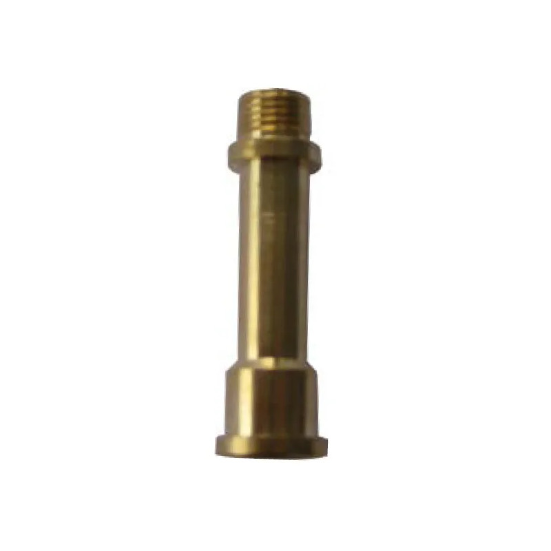 Socket brass male, pitch 10x1, length 10mm