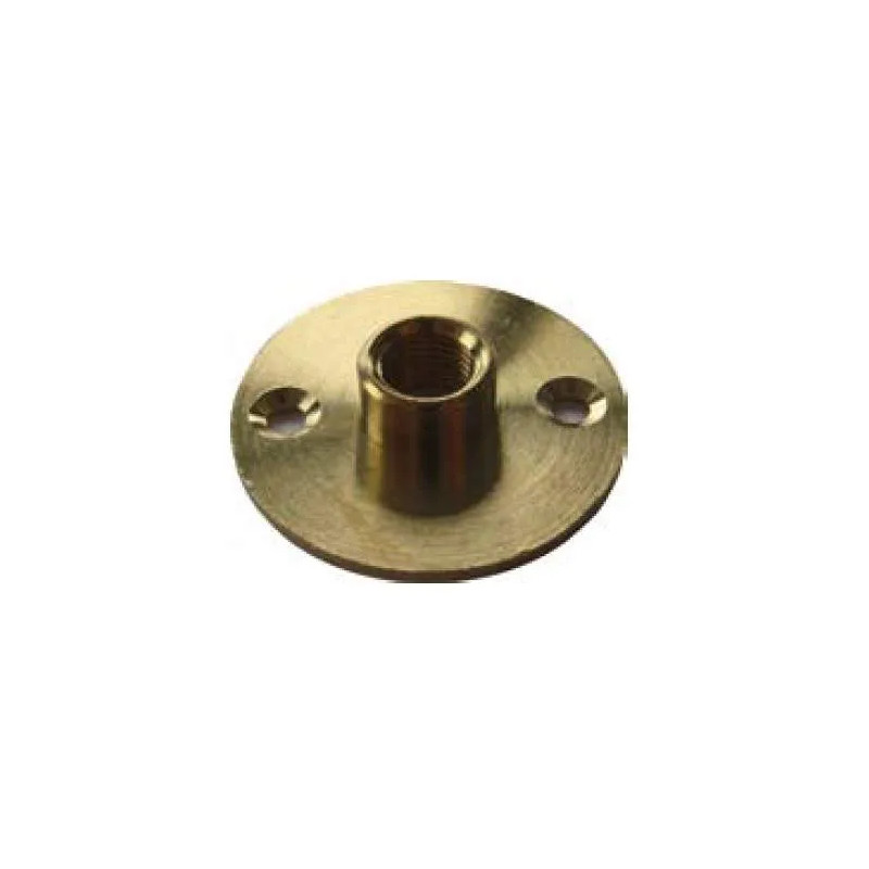 Brass plate fitting, male, pitch 10x1, diameter 25mm