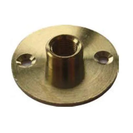 Brass plate fitting, female, pitch 10x1, diameter 40mm