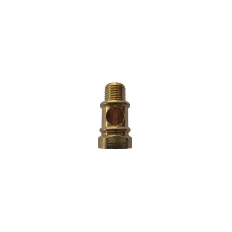 Threaded brass fitting, male female, 10x1 pitch