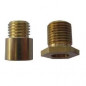 Brass fitting hexagonal, pitch 10x1, height 8mm, 2 pieces