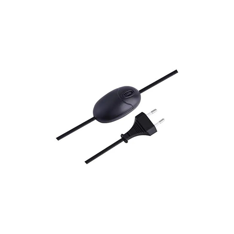 Dimmer Leuchte mit Kabel, 230V, 50Hz, 40A, 160W, schwarz