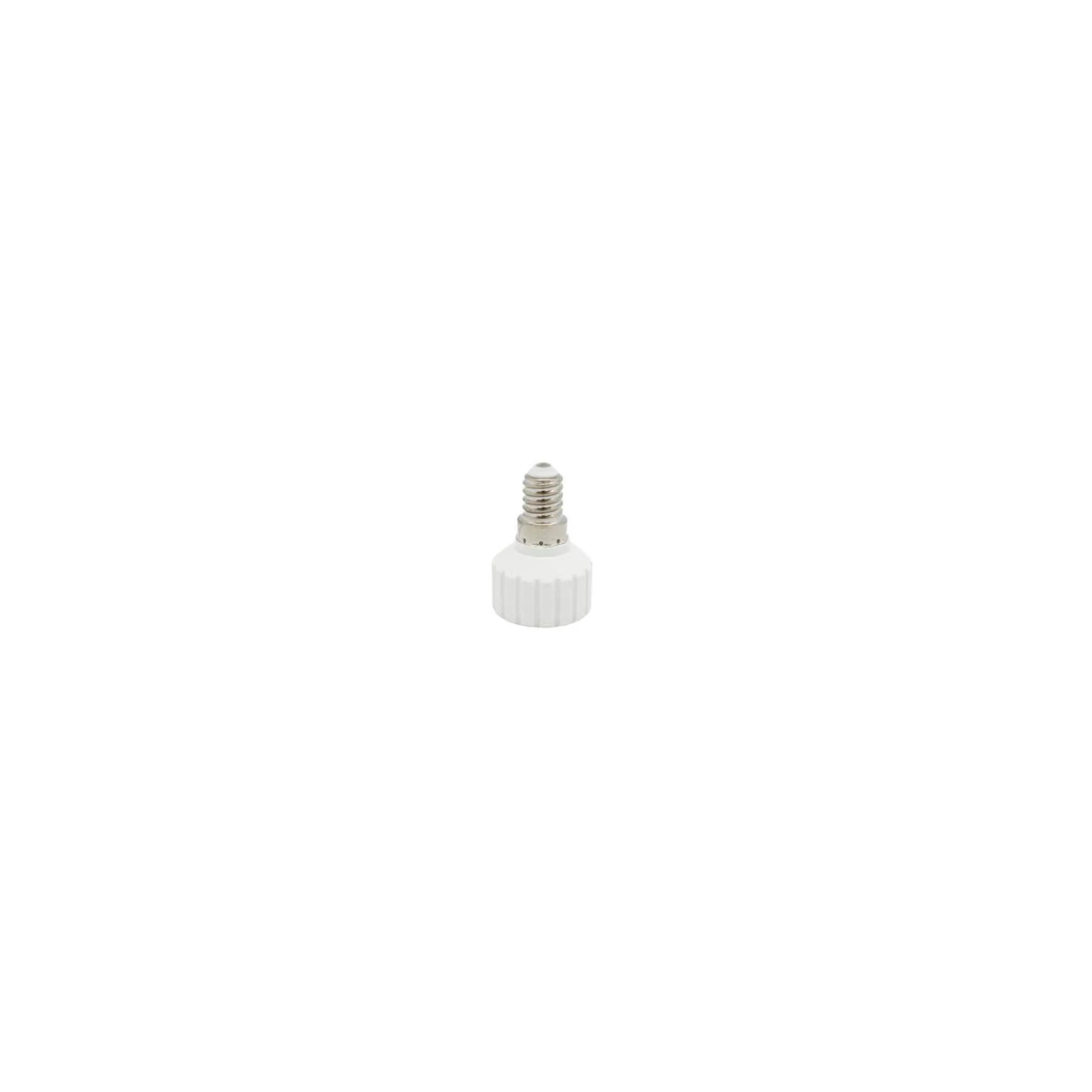 Douille E14, lisse, blanche, diamètre 10, 60W, 2A, 250V, anti-rotation