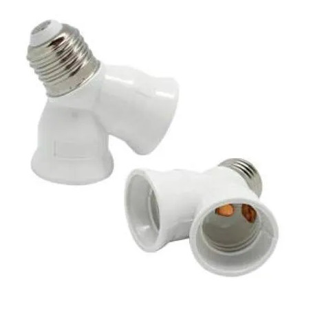 Douille E14, lisse, blanche, diamètre 10, 60W, 2A, 250V, anti-rotation