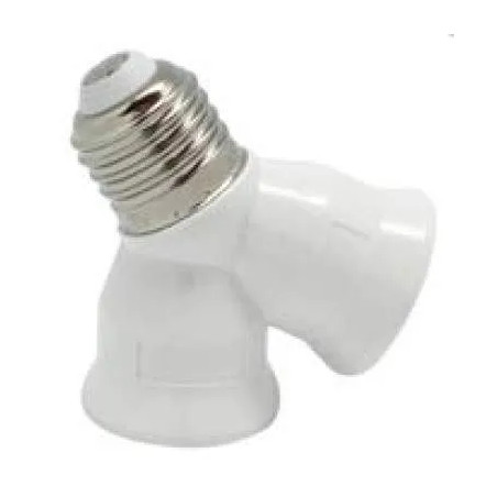 Douille E14, lisse, blanche, diamètre 10, 60W, 2A, 250V, anti-rotation